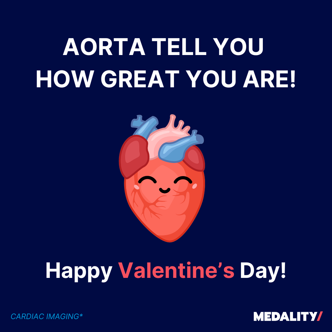 Cardiac Imaging Valentine Card