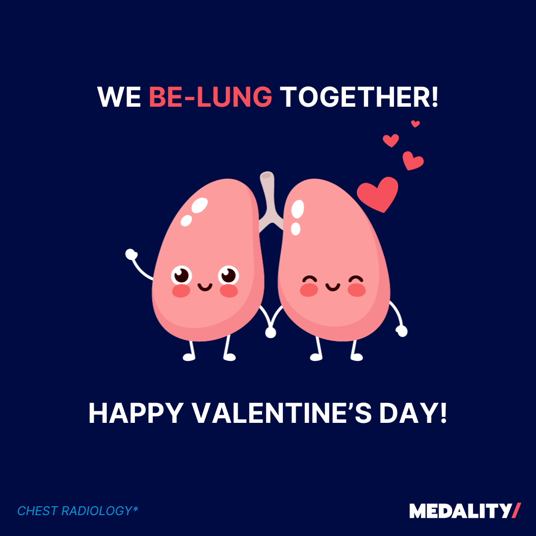 Chest Radiology Valentine Card
