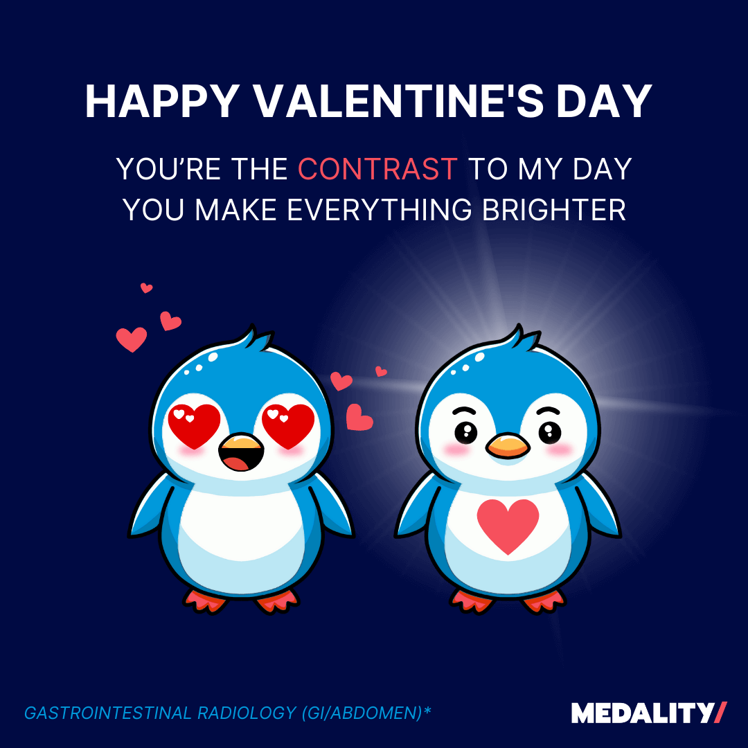 Gastrointestinal Radiology Valentine Card