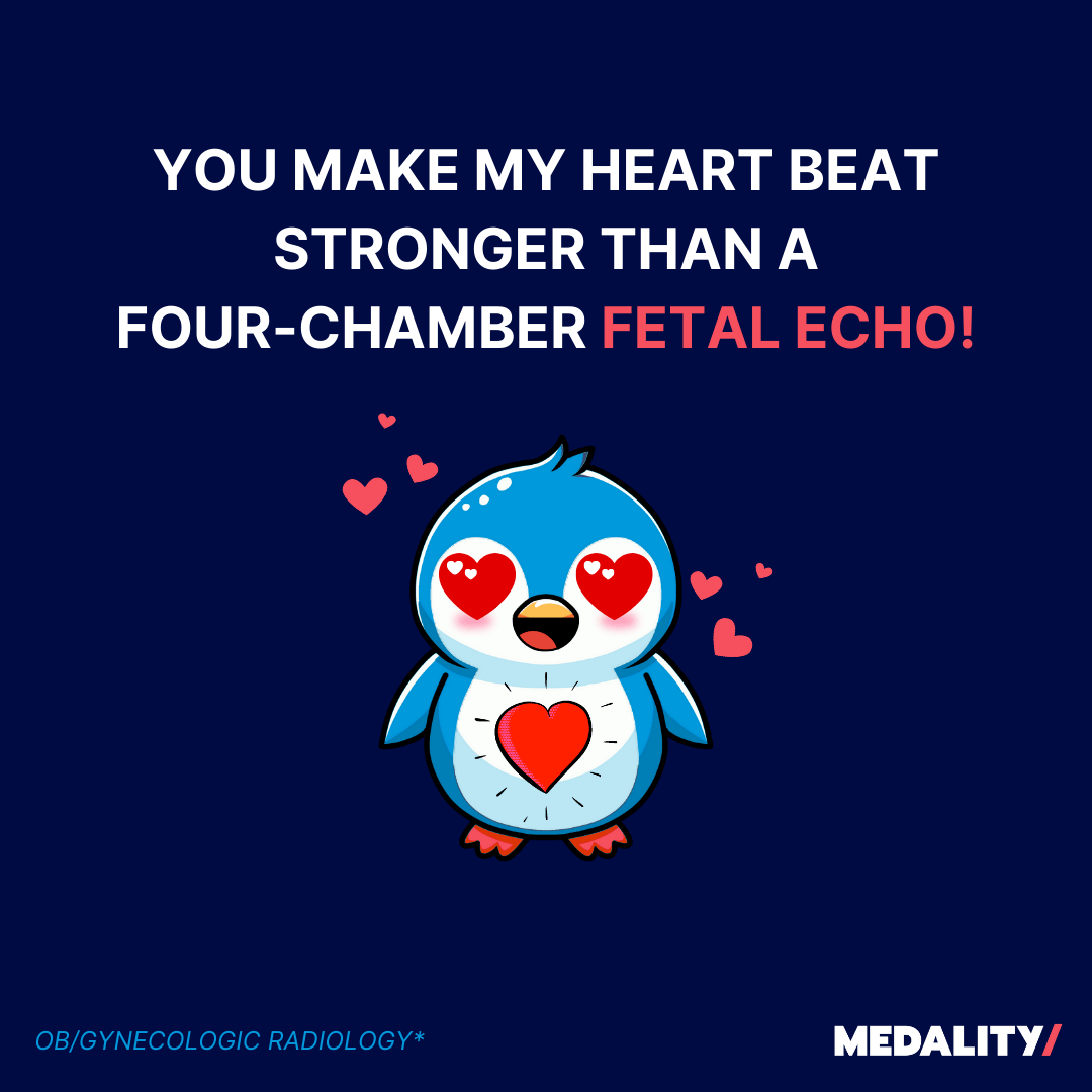 Gynecologic Radiology Valentine Card