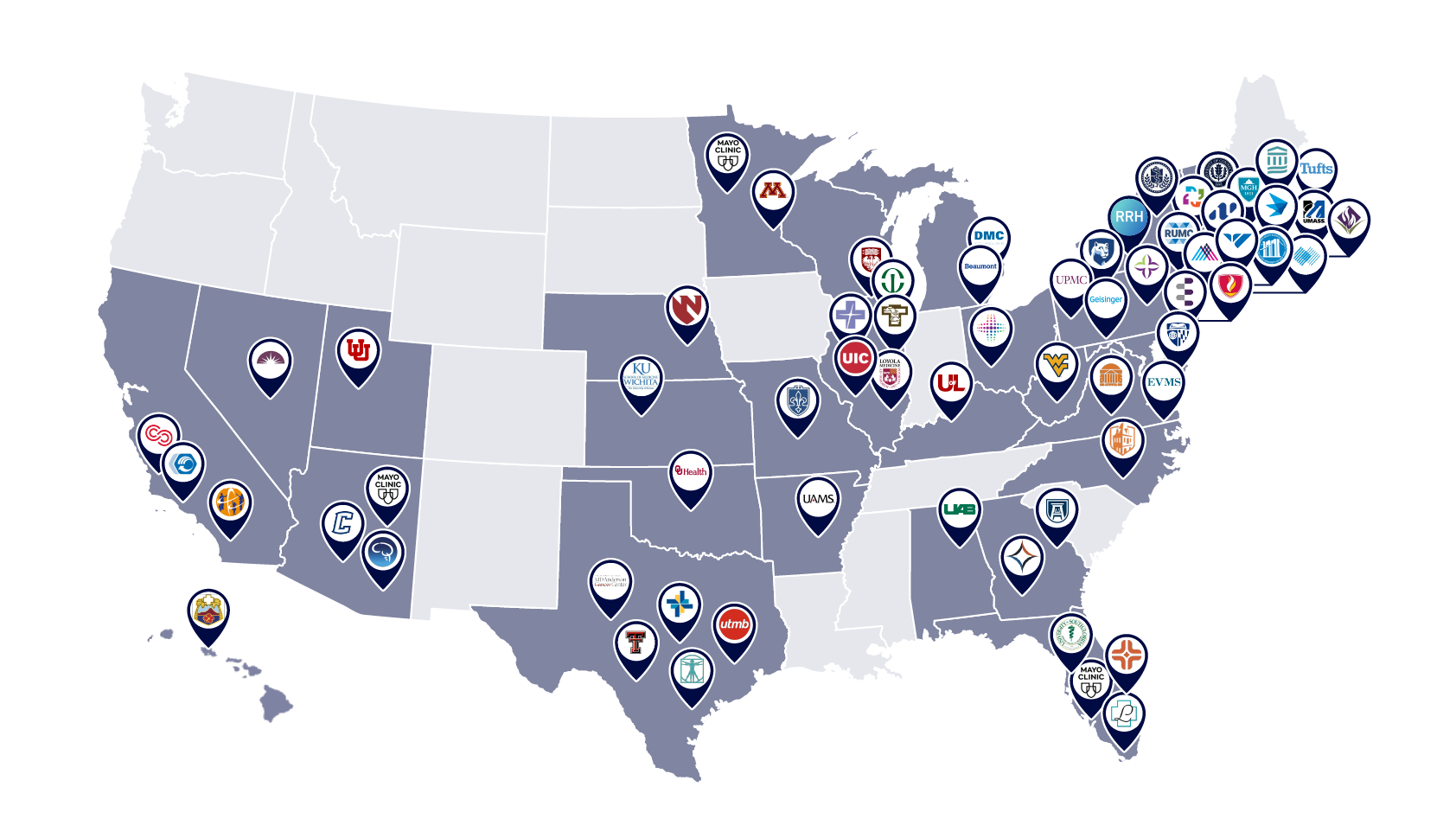 AAR Residency Map